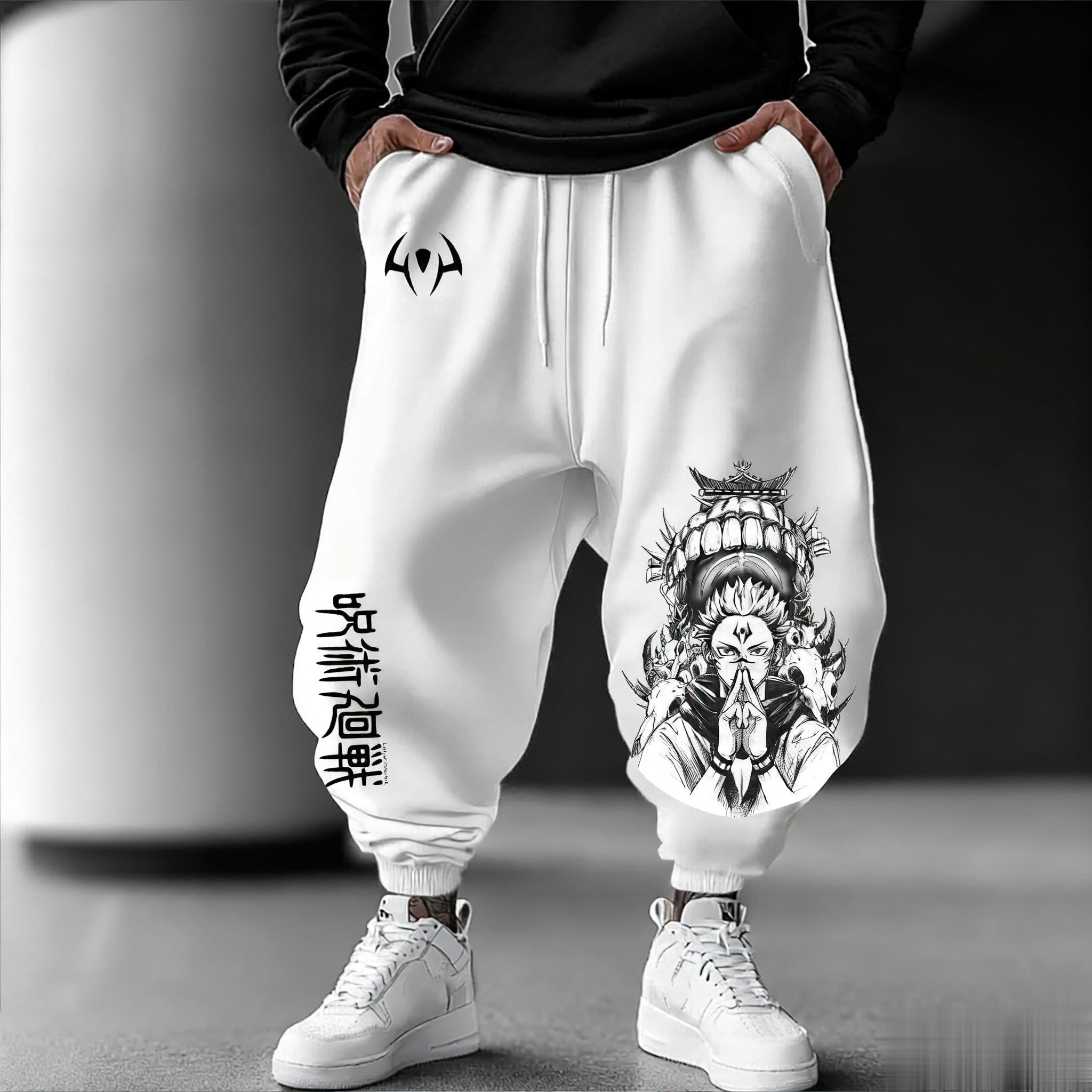 Street Fashion Japan - Мужские спортивные штаны Jujutsu Kaisen, свободные