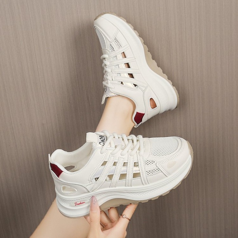 Chunky Sneaker Platform - Женские кроссовки с круглым носком на