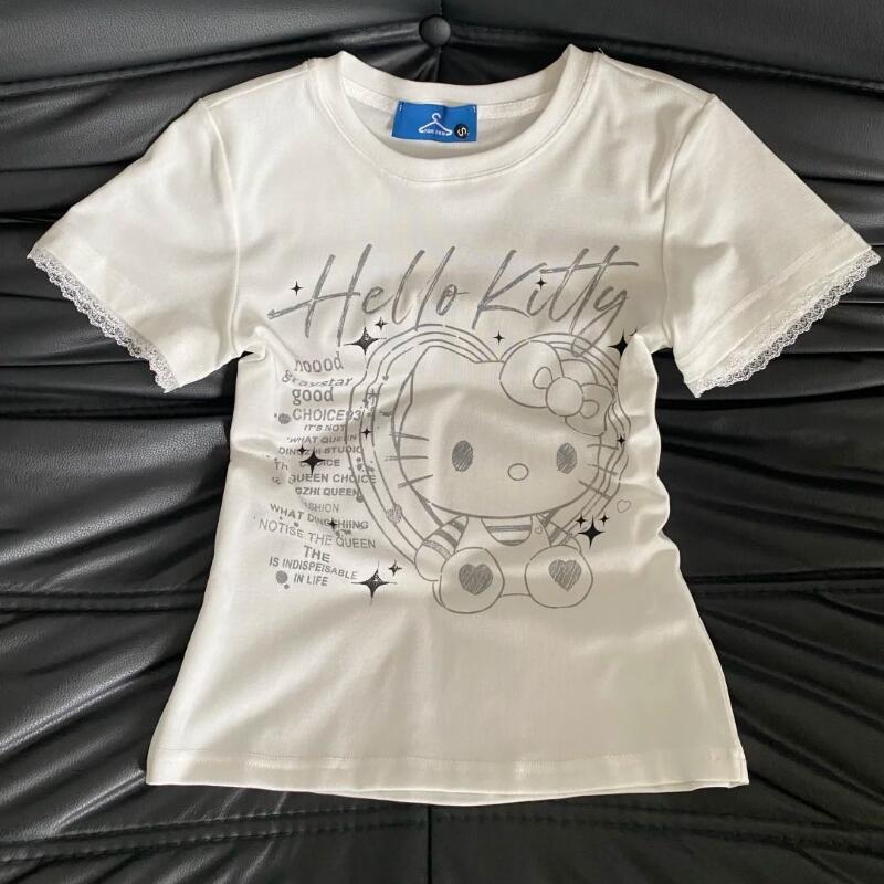 Street Fashion Tshirt - Летняя женская новая милая футболка в
