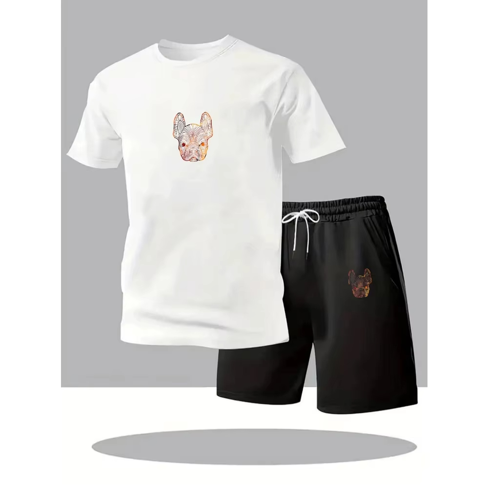 Street Fashion Tshirt - Мужской модный уличный комплект с коротким