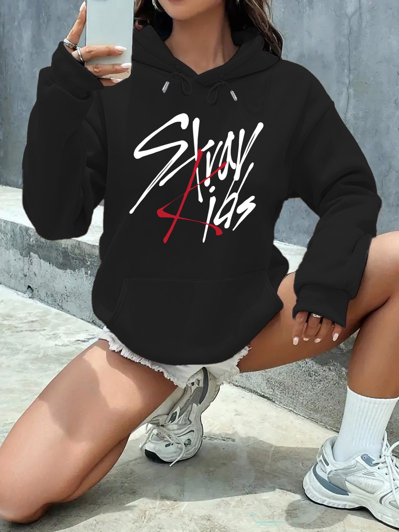 Graphic Hoodie Streetwear - Детская толстовка унисекс для фанатов K-Pop