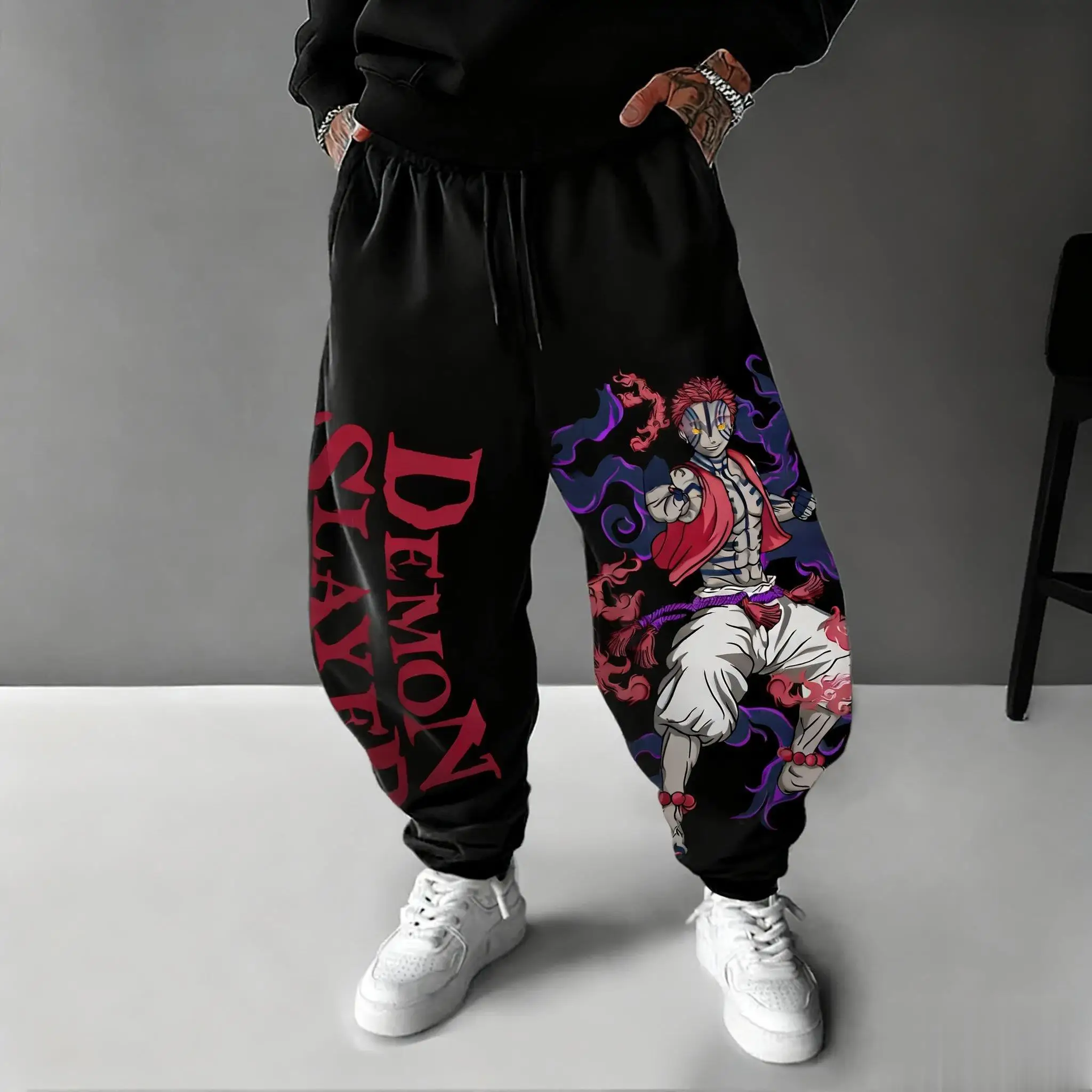 Street Fashion Japan - Мужские зимние свободные повседневные спортивные брюки