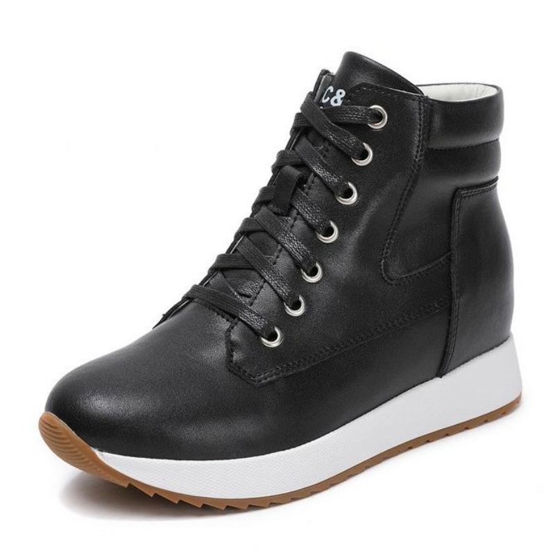 Chunky Sneaker Platform - Женские ботильоны из натуральной кожи 7