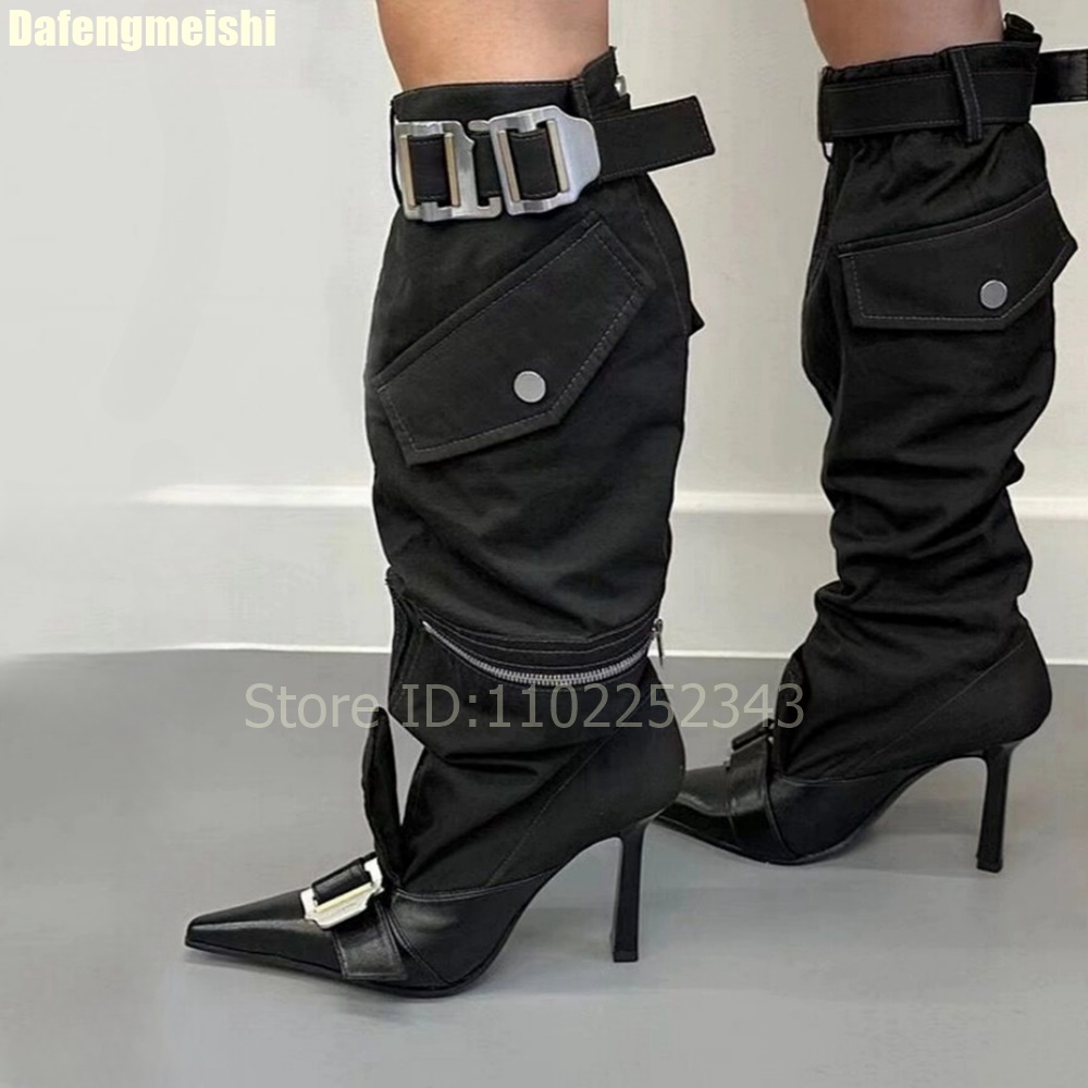 Street Fashion Rome - Осенние женские сапоги до колена, 2026,
