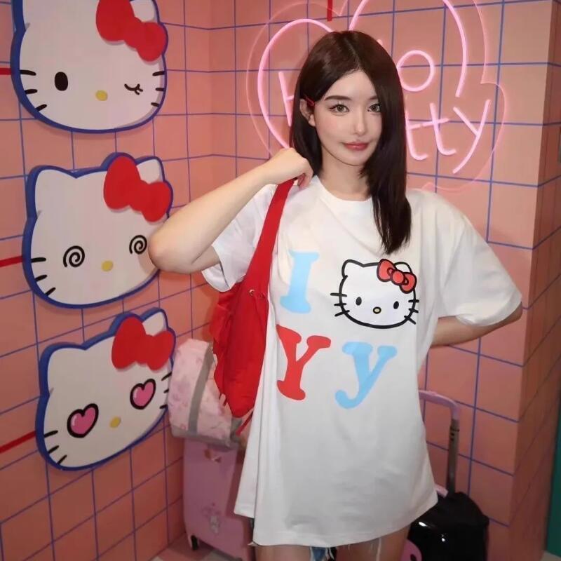 Street Fashion Tshirt - Футболка унисекс Sanrio с коротким рукавом,