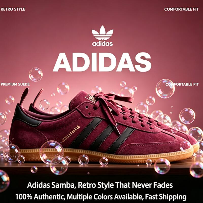 Street Fashion Adidas - Низкие кроссовки унисекс Adidas Samba Trefoil,