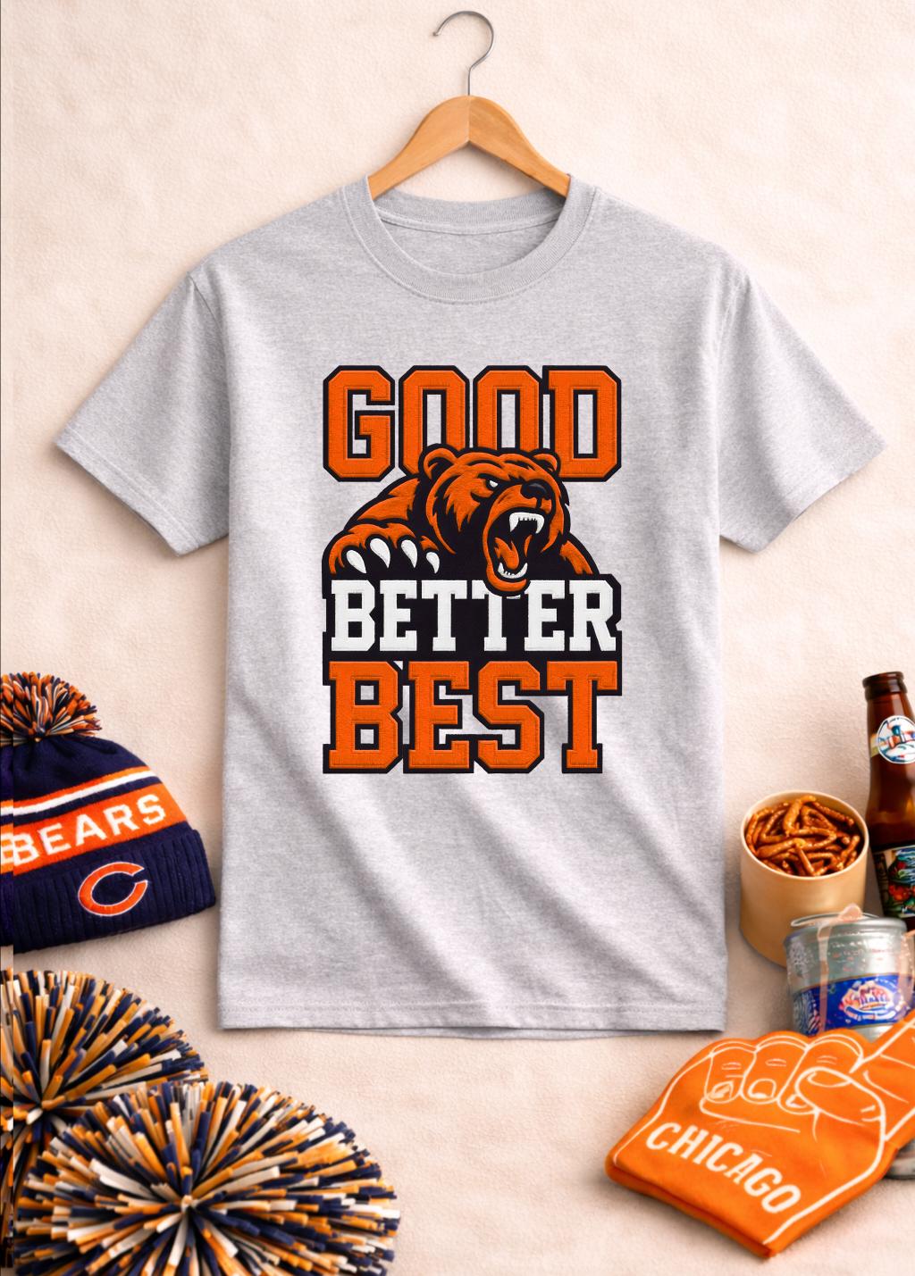 Футболка Good Better Best Bear – обзор и цена Street Fashion Chicago