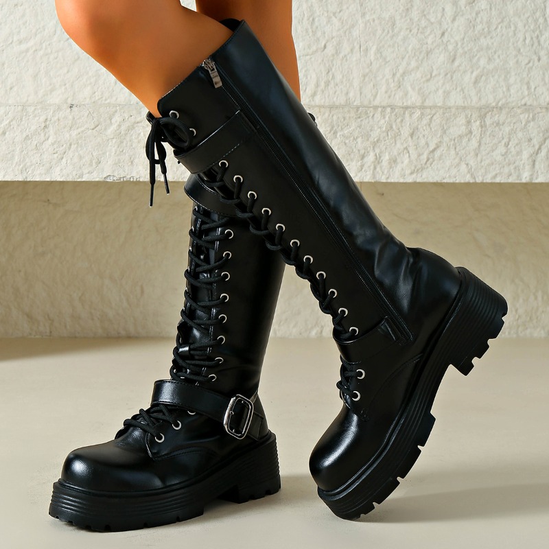Женские высокие ботинки на пла – обзор и цена Chunky Sneaker Platform