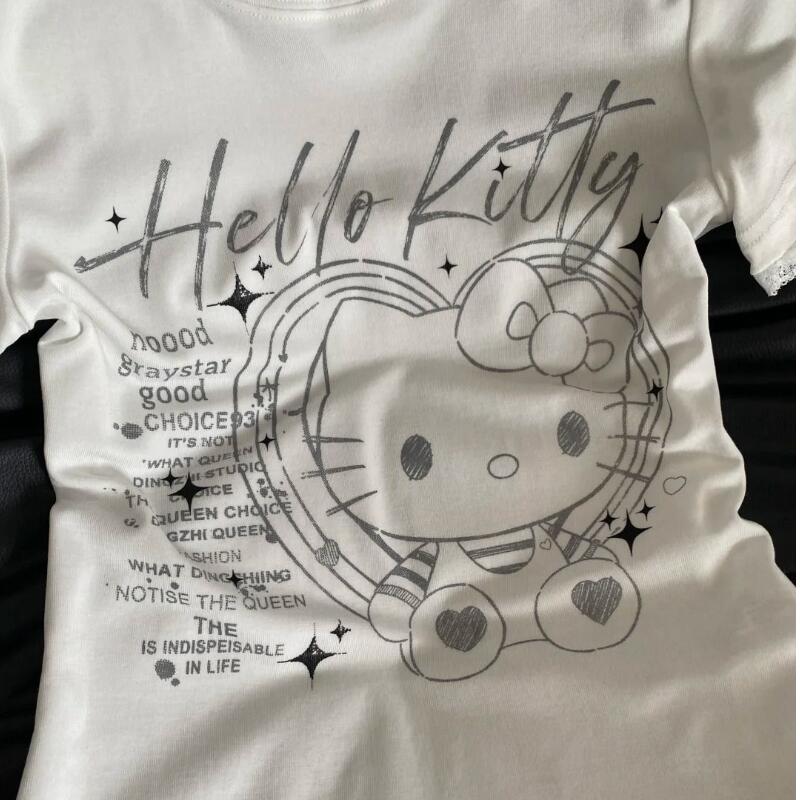 Летняя женская новая милая фут – обзор и цена Street Fashion Tshirt