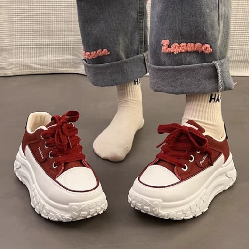 Весенние массивные белые кросс – обзор и цена Chunky Sneaker Platform