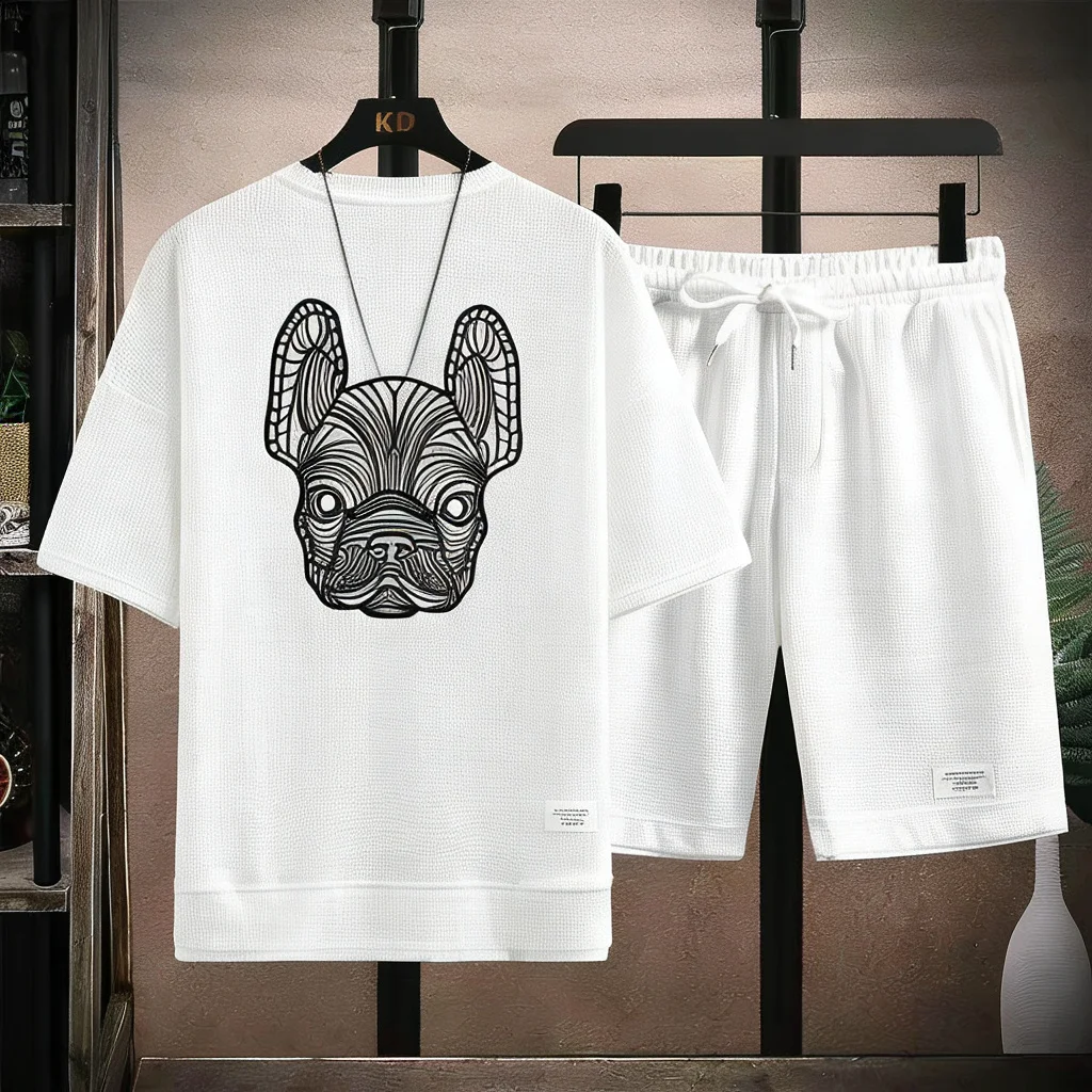 Летний мужской комплект из быс – обзор и цена Street Fashion Tshirt