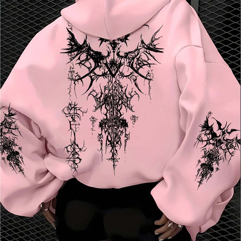 Женская толстовка с капюшоном  – обзор и цена Graphic Hoodie Streetwear