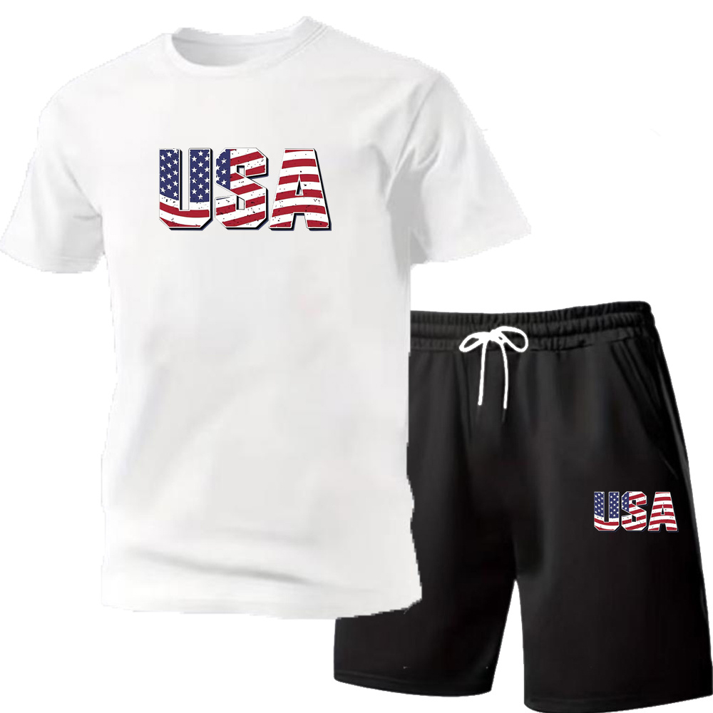 Мужской новый комплект для ули – обзор и цена Street Fashion Tshirt