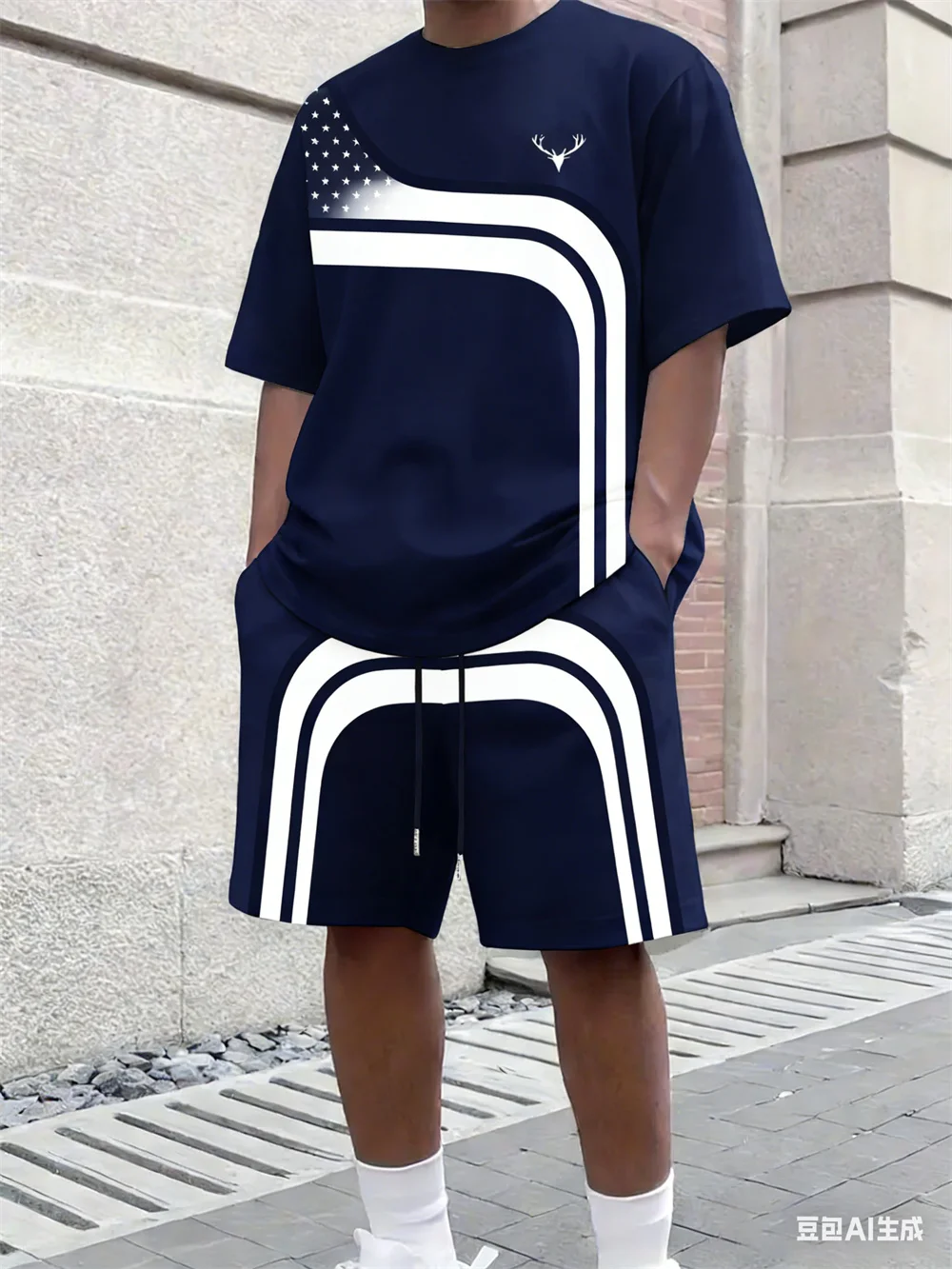 Модный летний мужской комплект – обзор и цена Street Fashion Tshirt