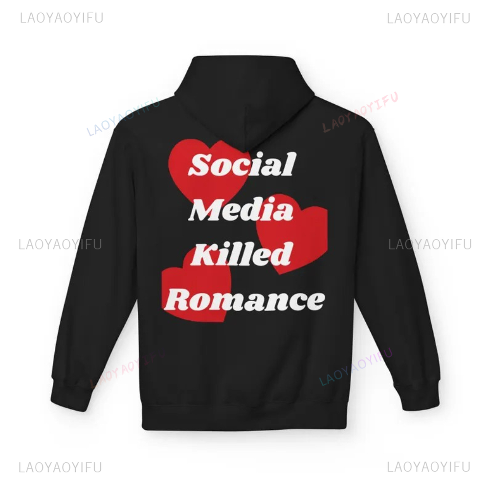 Социальная среда Killed Romanc – обзор и цена Graphic Hoodie Streetwear